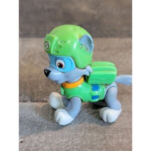 Disney Junior Paw Patrol Rocky recycling dog toy figure
